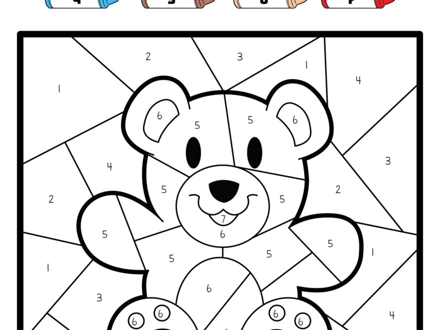 Color By Number Valentine Pages free Printable The Activity Mom