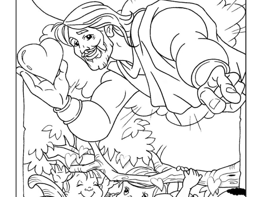 Coloring Pages Jesus My Friend My Wonder Studio