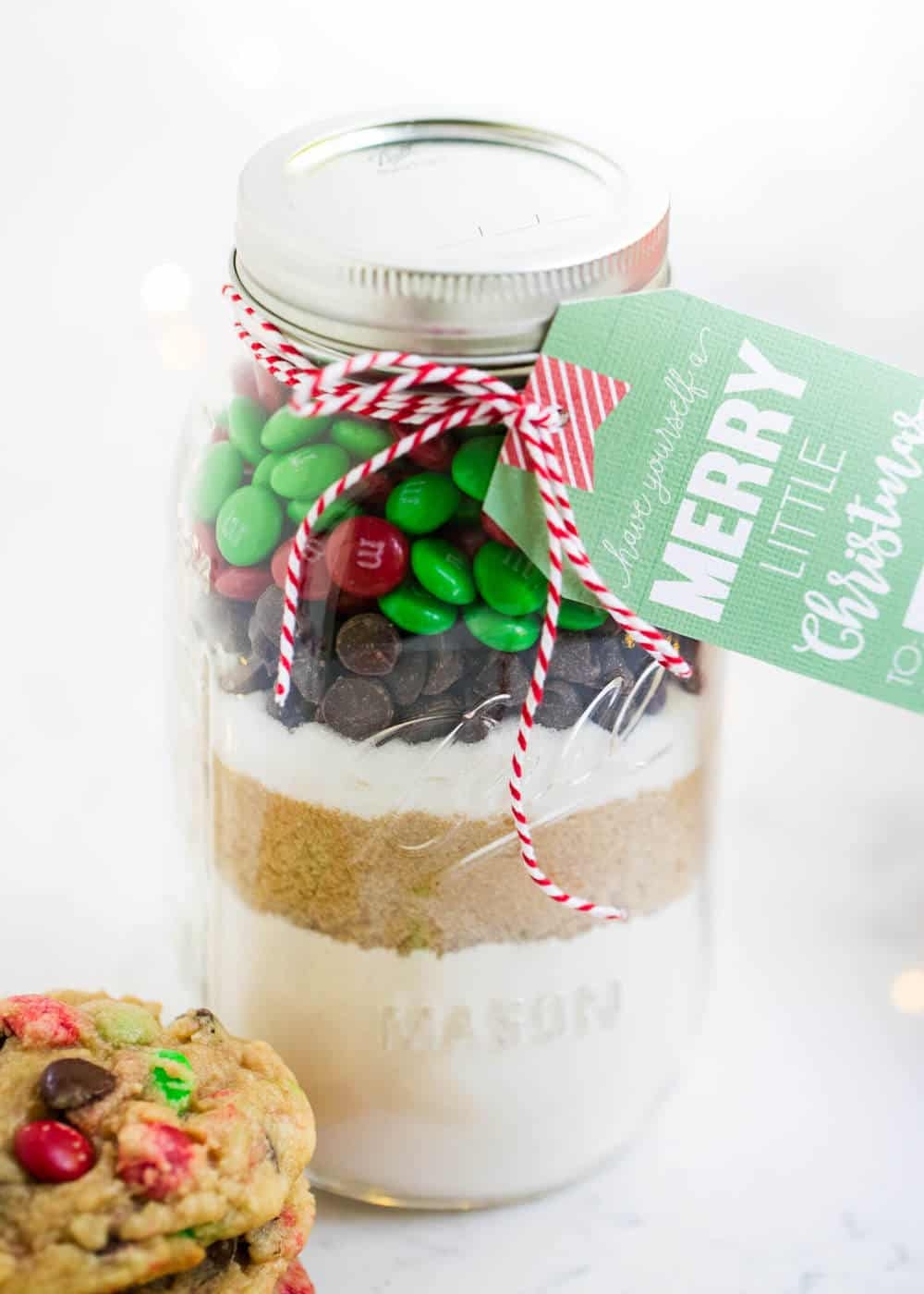 Cookie Mix In A Jar With FREE Printable I Heart Naptime