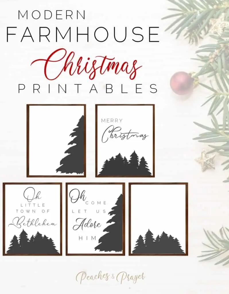 Cozy Festive Christmas Printables Peaches Prayer