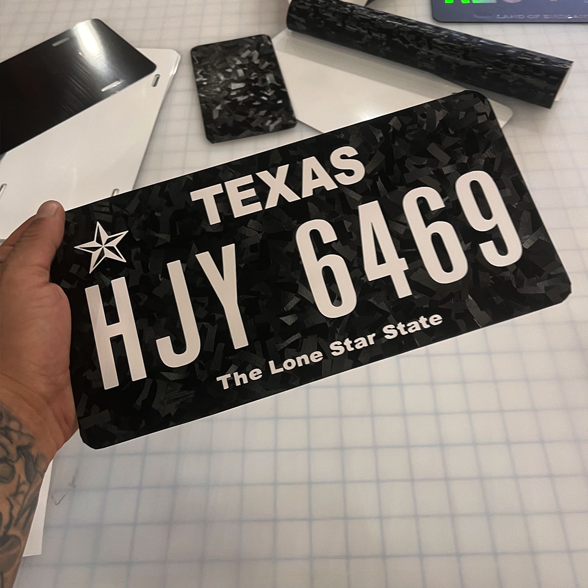 Create Your Own Custom Novelty License Plate El Paso TX Ready Print Go Media