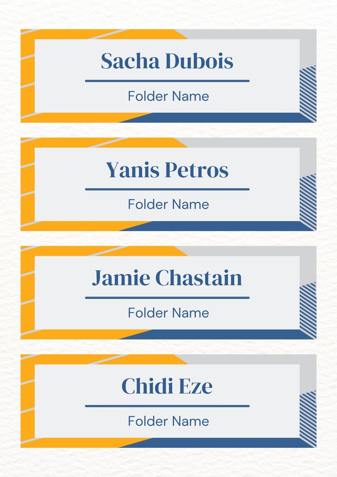 Customize 622 Folder Labels Templates Online Canva