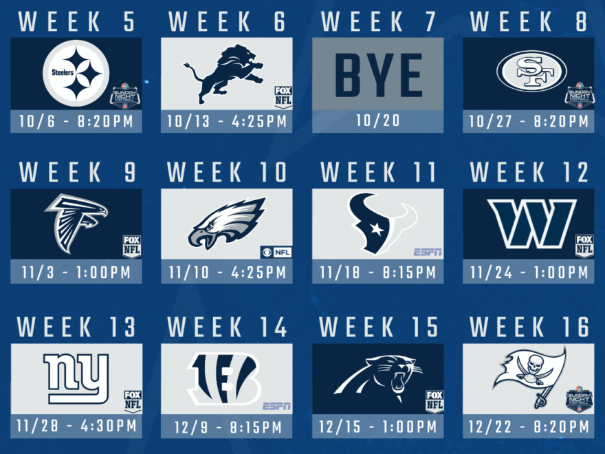 Dallas Cowboys 2024 Schedule Wallpapers Available In 3 Time Zones Blogging The Boys