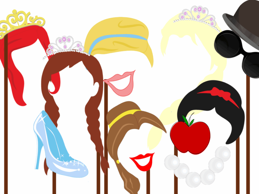 Disney Princess Photobooth Props Magical Printable