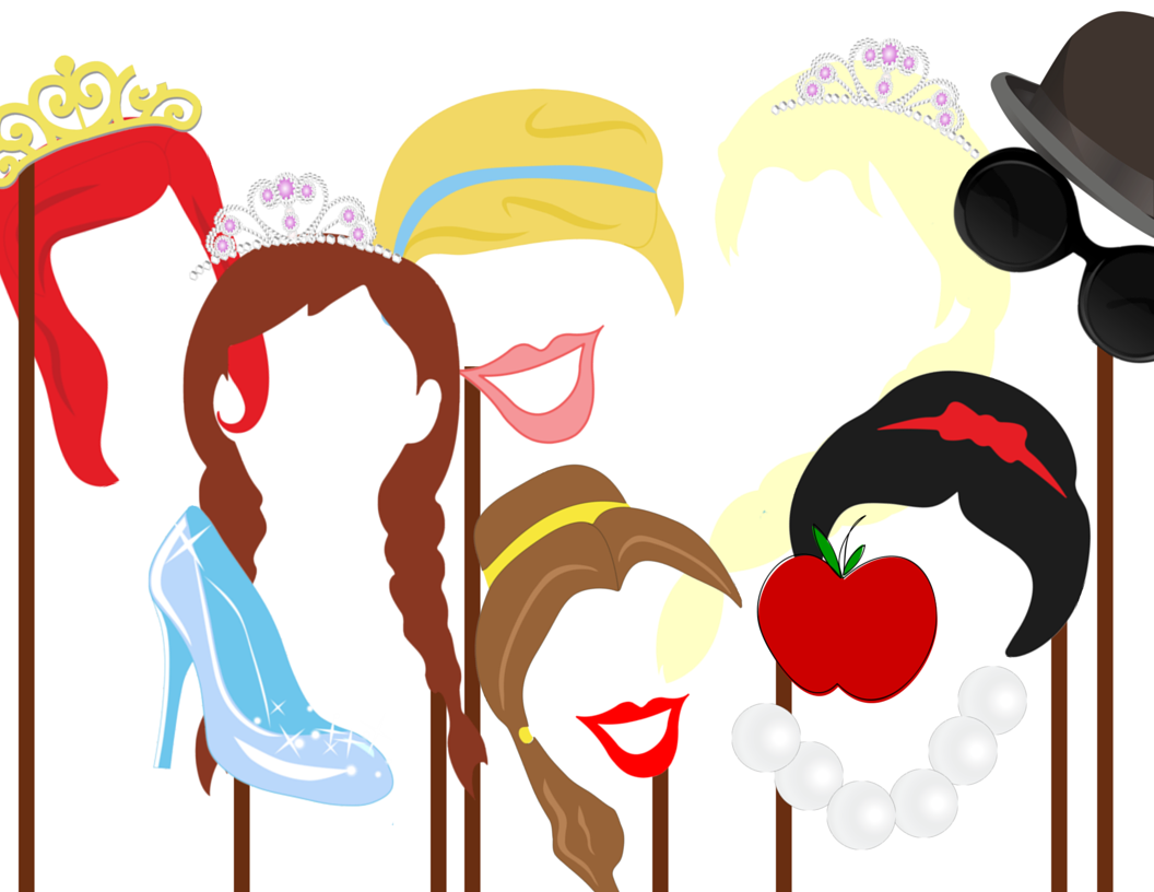 Disney Princess Photobooth Props Magical Printable