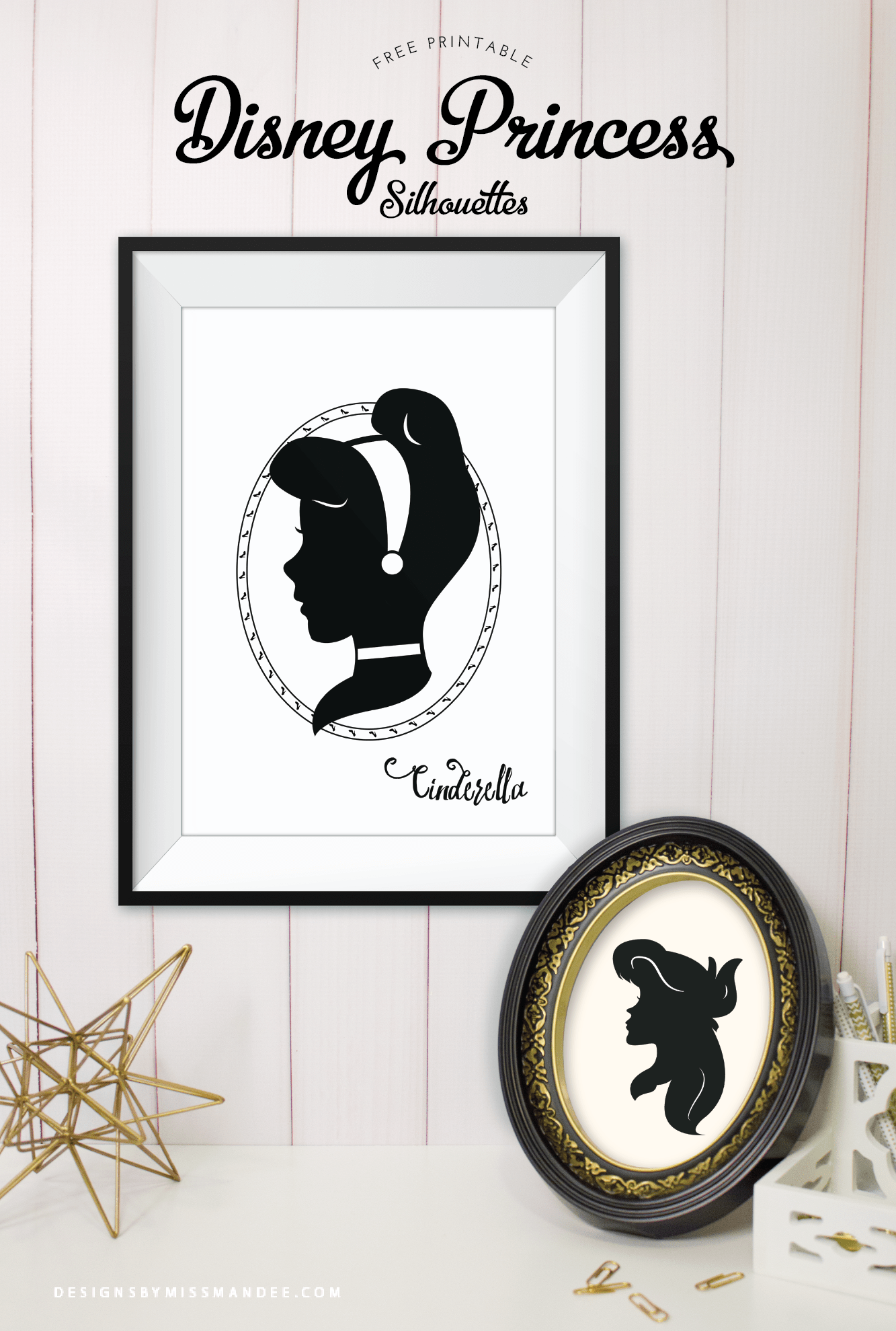 Disney Princess Silhouettes V 1 Designs By Miss Mandee