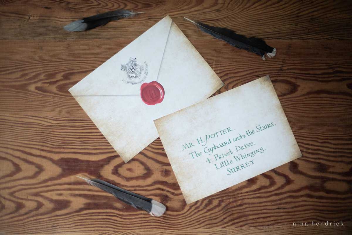 DIY Hogwarts Acceptance Letter Envelope Free Printable