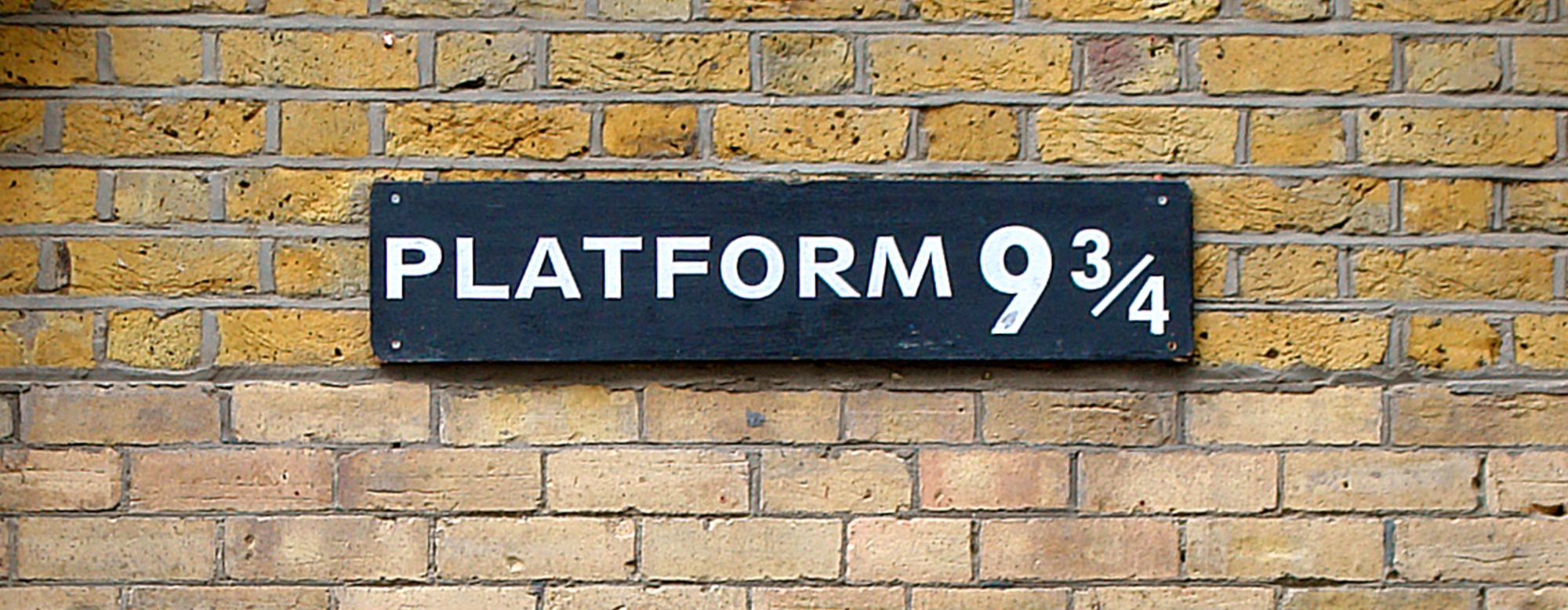 DIY Platform 9 Sign From King s Cross Parts Not Included