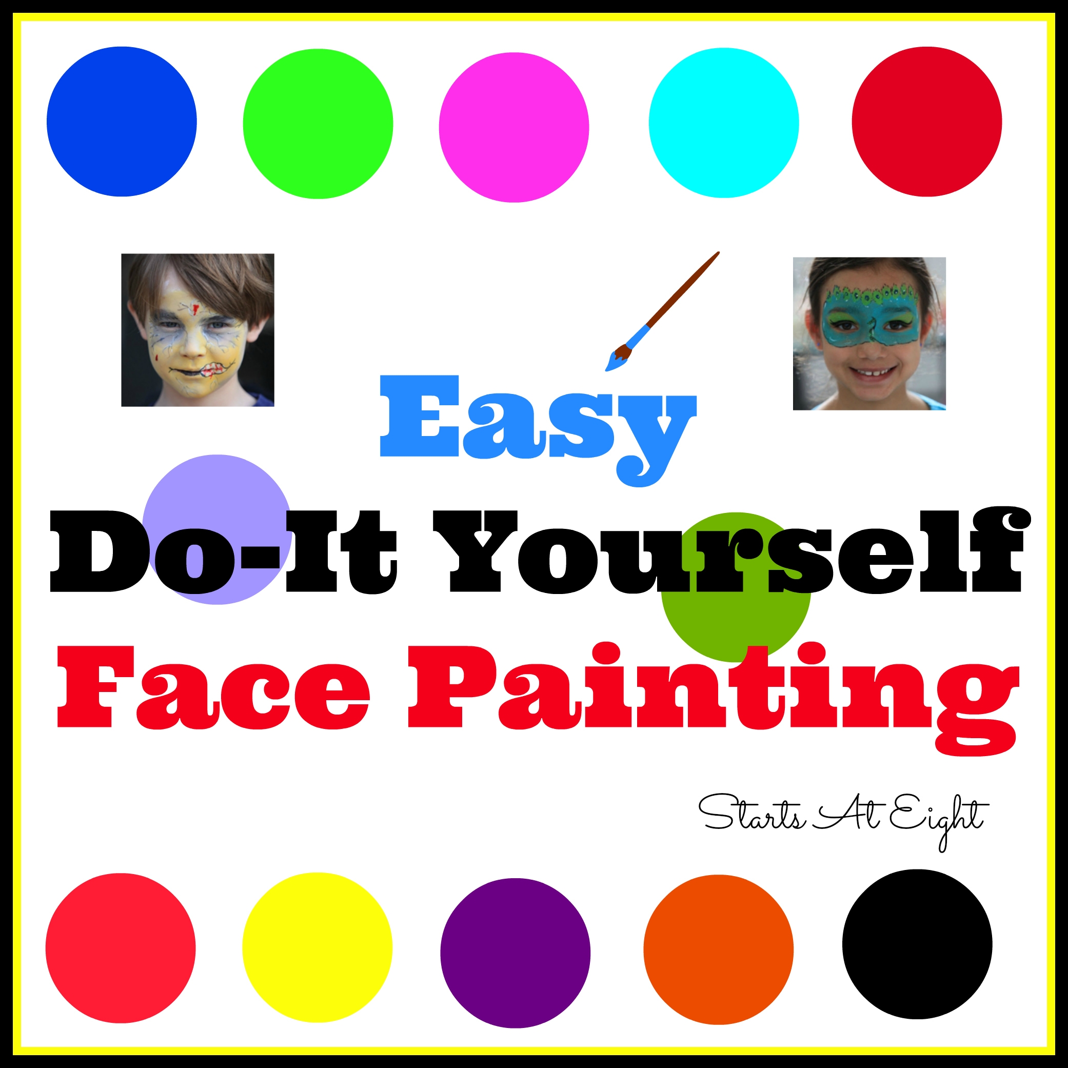 Simple Face Painting Designs Printable