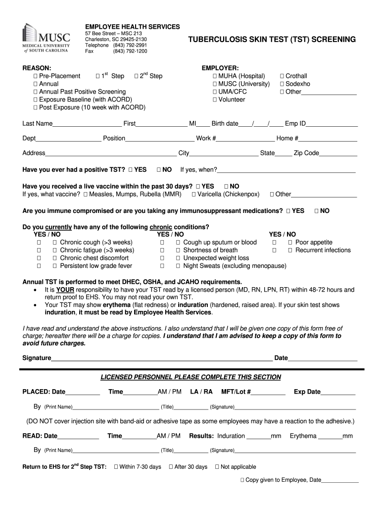 Fillable Tb Form Fill Online Printable Fillable Blank PdfFiller
