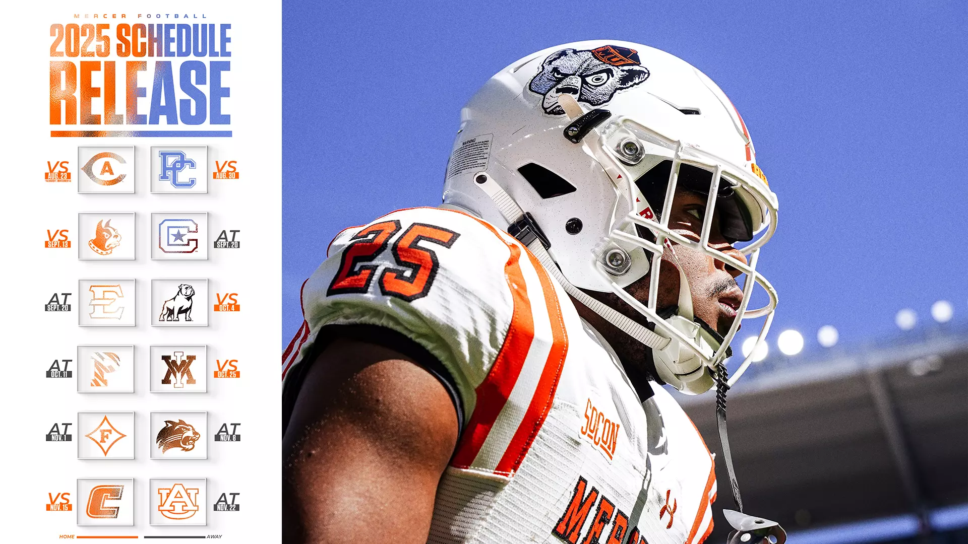 Five Home Games Week 0 Matchup Highlight 2025 Football Schedule Mercer University Athletics