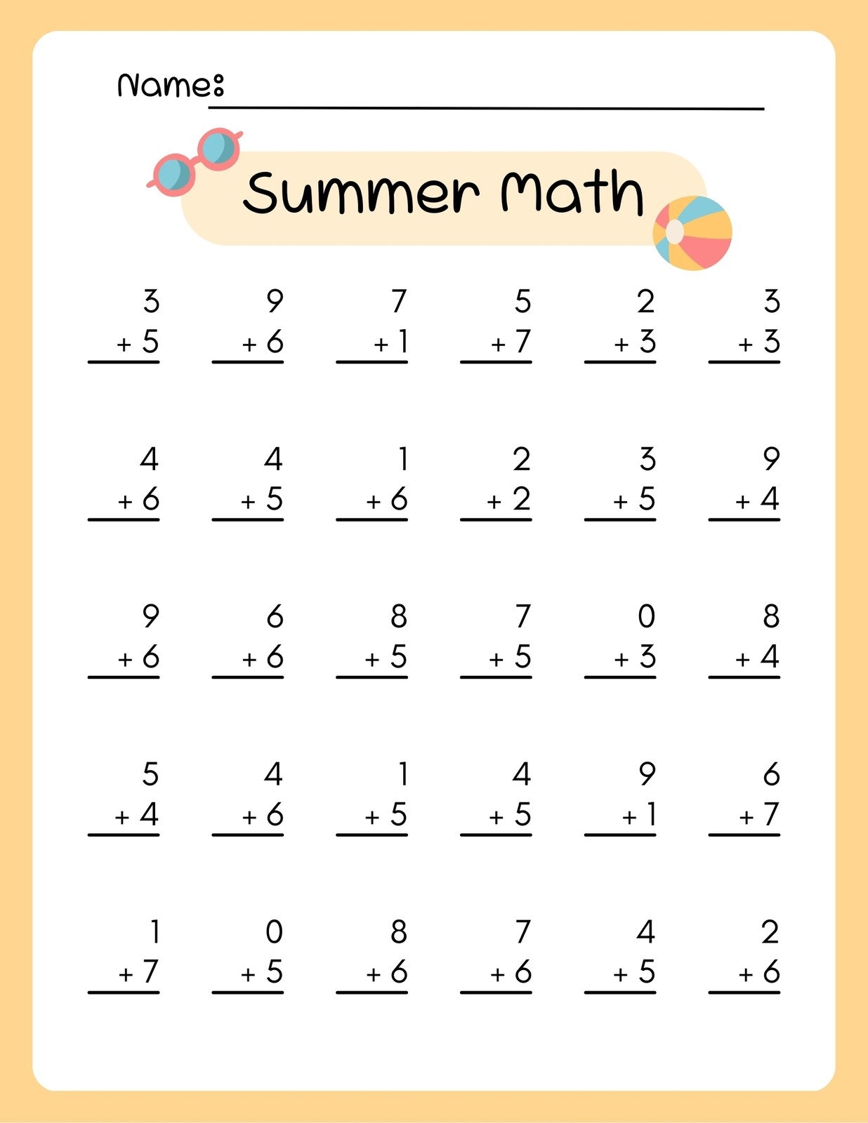 Printable Math Games For 3Rd Graders