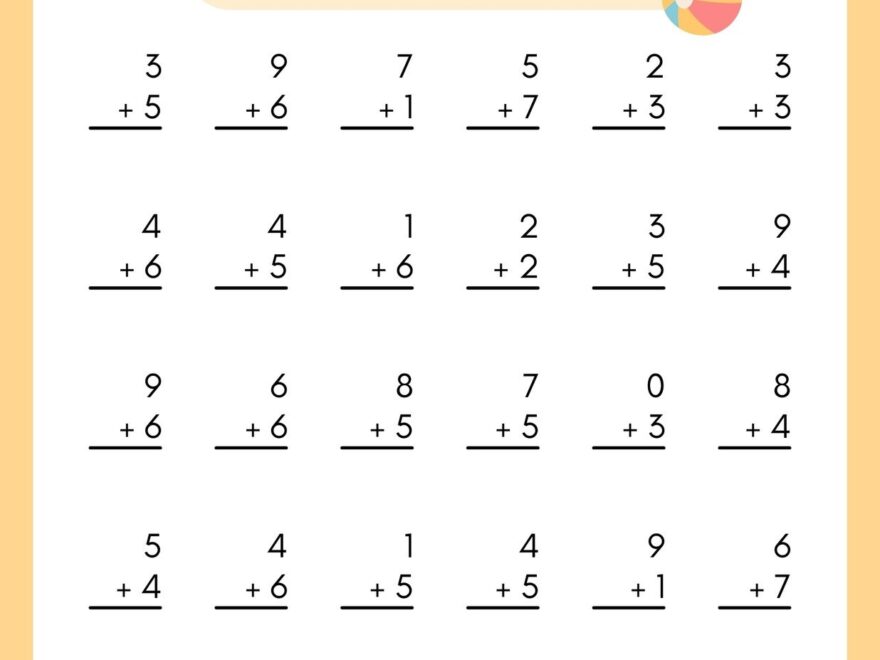 Free 3rd Grade Math Worksheet Templates To Customize Canva