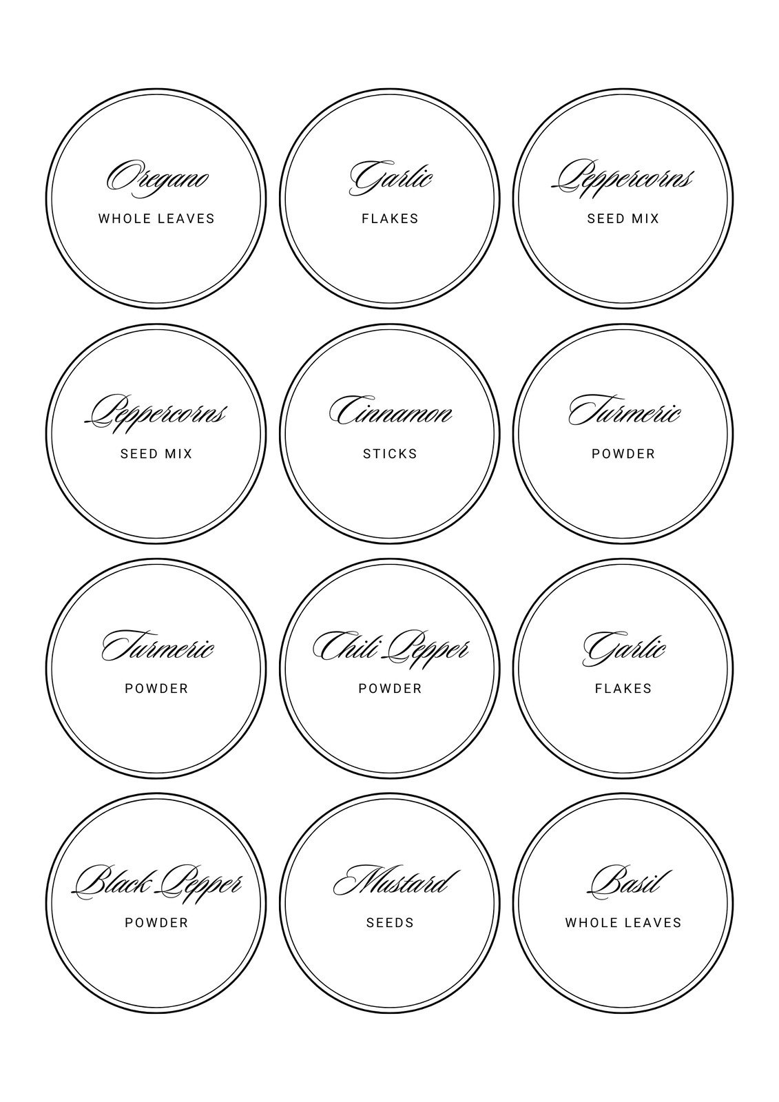 Free And Customizable Circle Sticker Templates