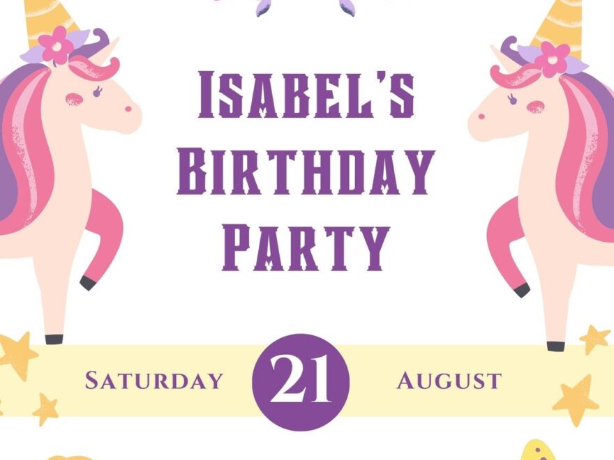 Free And Customizable Unicorn Templates