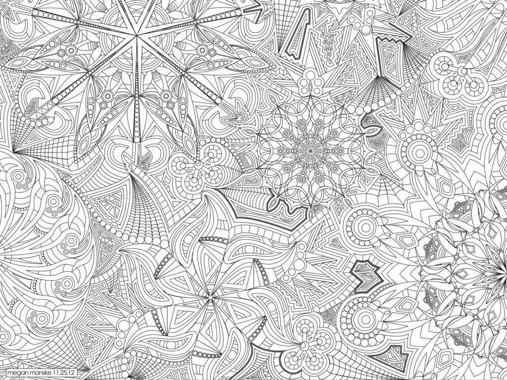 Free Coloring Page For Adults Printable Hard To Color Abstract Coloring Nation Pages