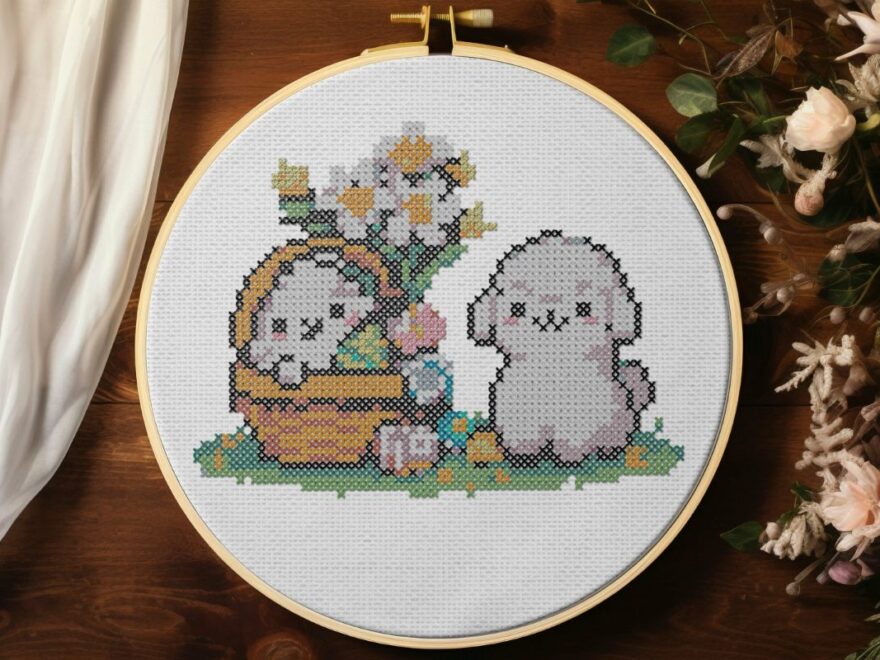 Free Easter Cross Stitch Library Craft With Cartwright
