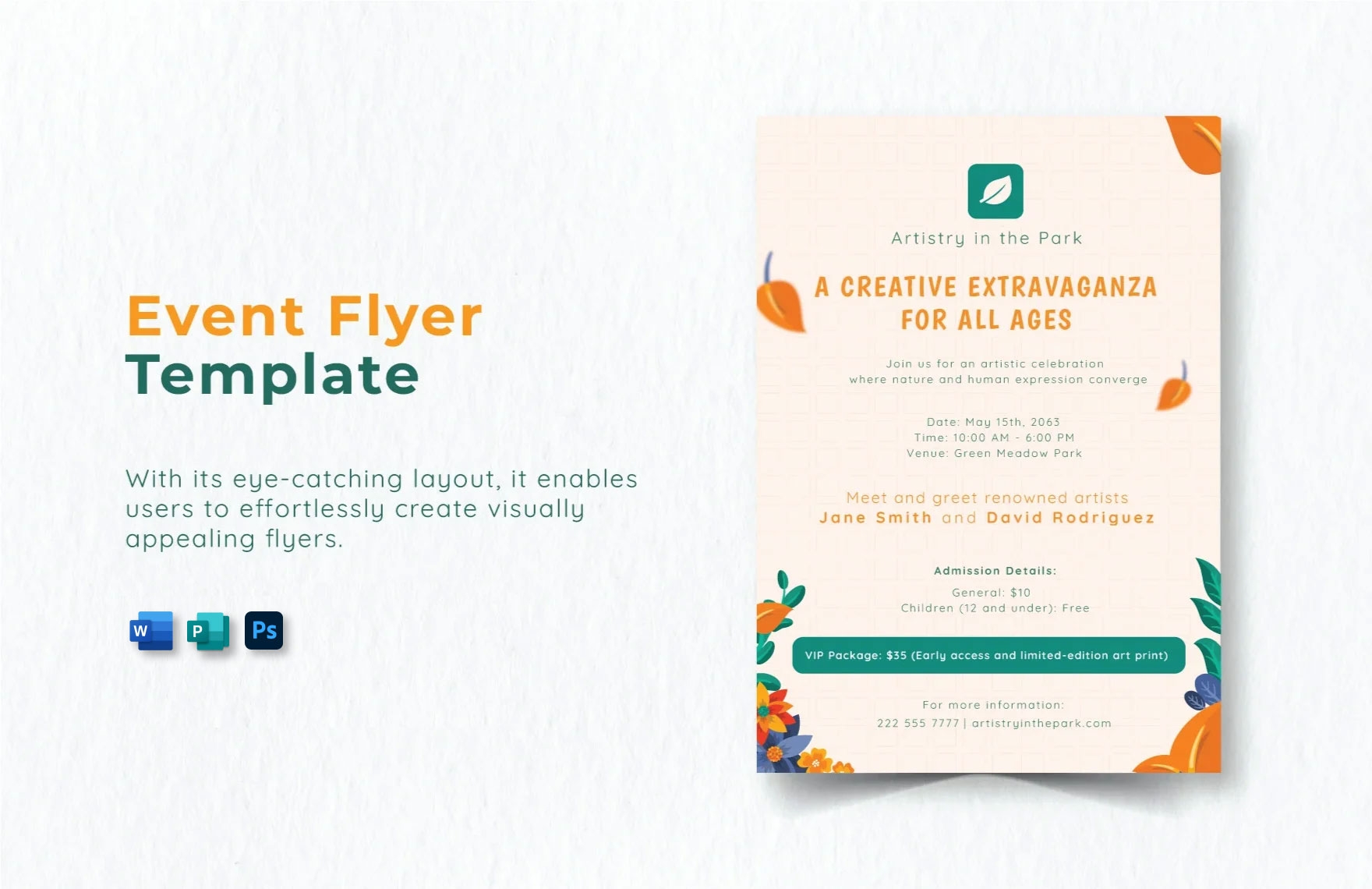Free Editable Flyer Templates In Word To Download