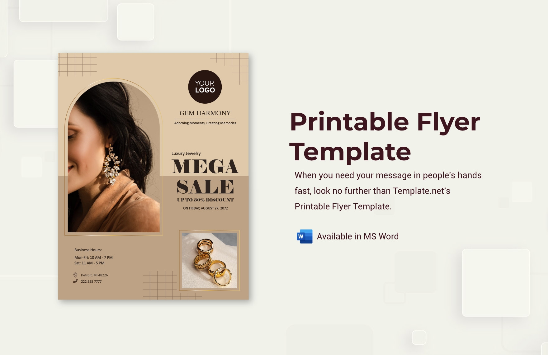 Free Editable Flyer Templates In Word To Download