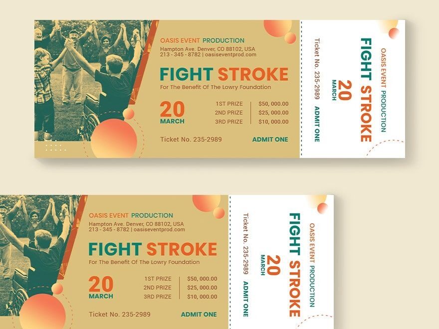 Free Editable Ticket Templates In Word To Download