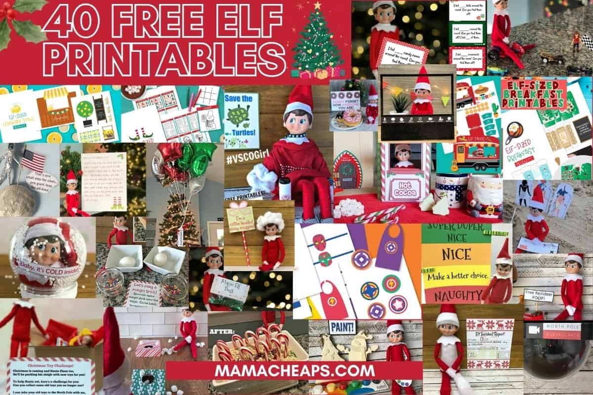 Free Elf On The Shelf Printables For Quick And Easy Setups Mama Cheaps 