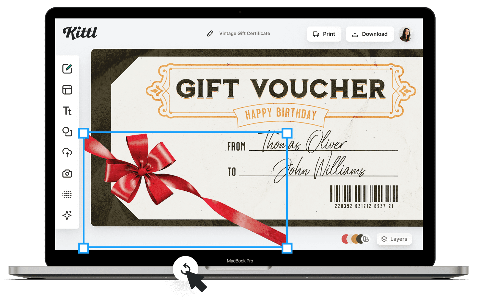 Free Gift Card Maker Printable Gift Certificates Creator