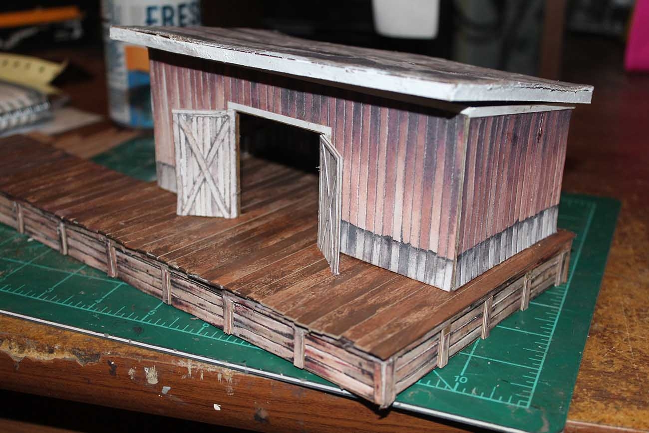 Free HO Scale Paper Buildings Larry s Model Railroad Layouts PlansModel Railroad Layouts Plans