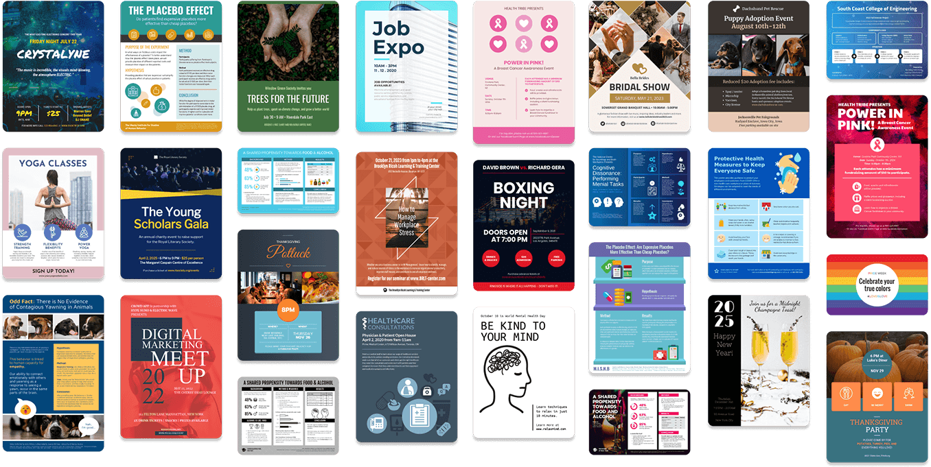 Free Online Poster Maker Design Custom Posters Venngage Worksheets Library