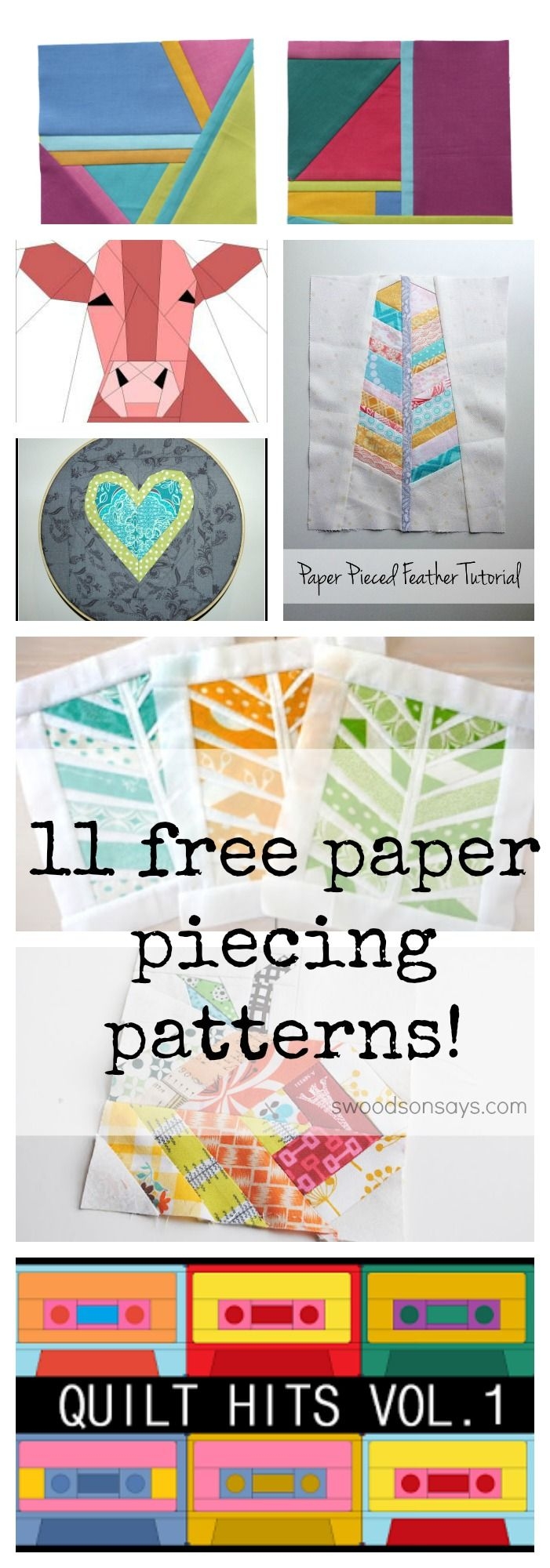 Free Paper Piecing Patterns To Download And Sew