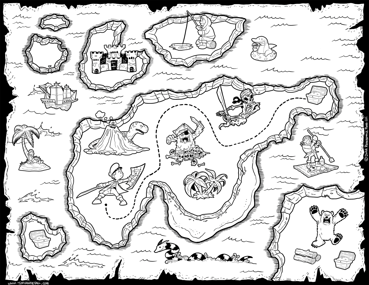 Free Printable Pirate Treasure Map