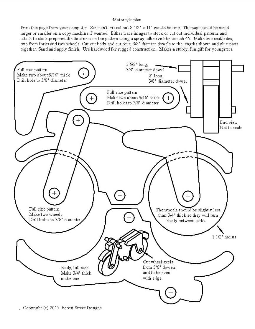 Free Wooden Toy Plans Printable