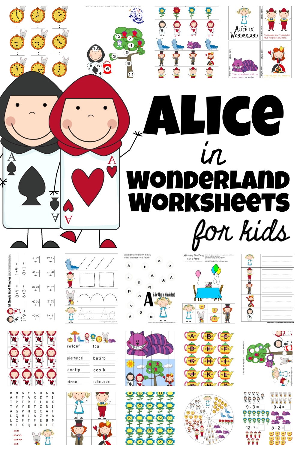 Alice In Wonderland Free Printables