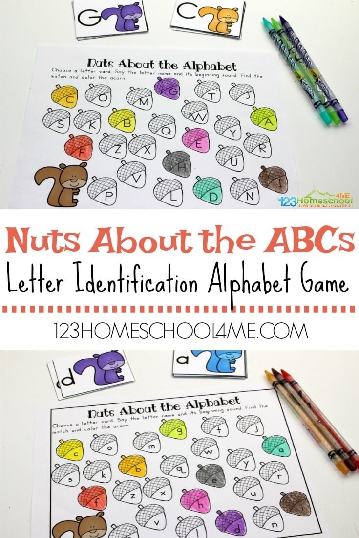  FREE Printable Alphabet Go Fish Game