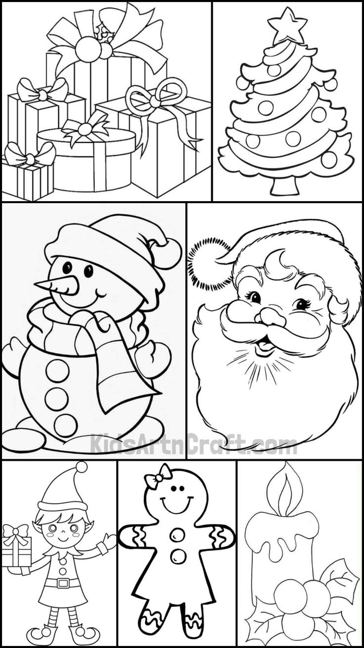 Free Printable Holiday Coloring Pages