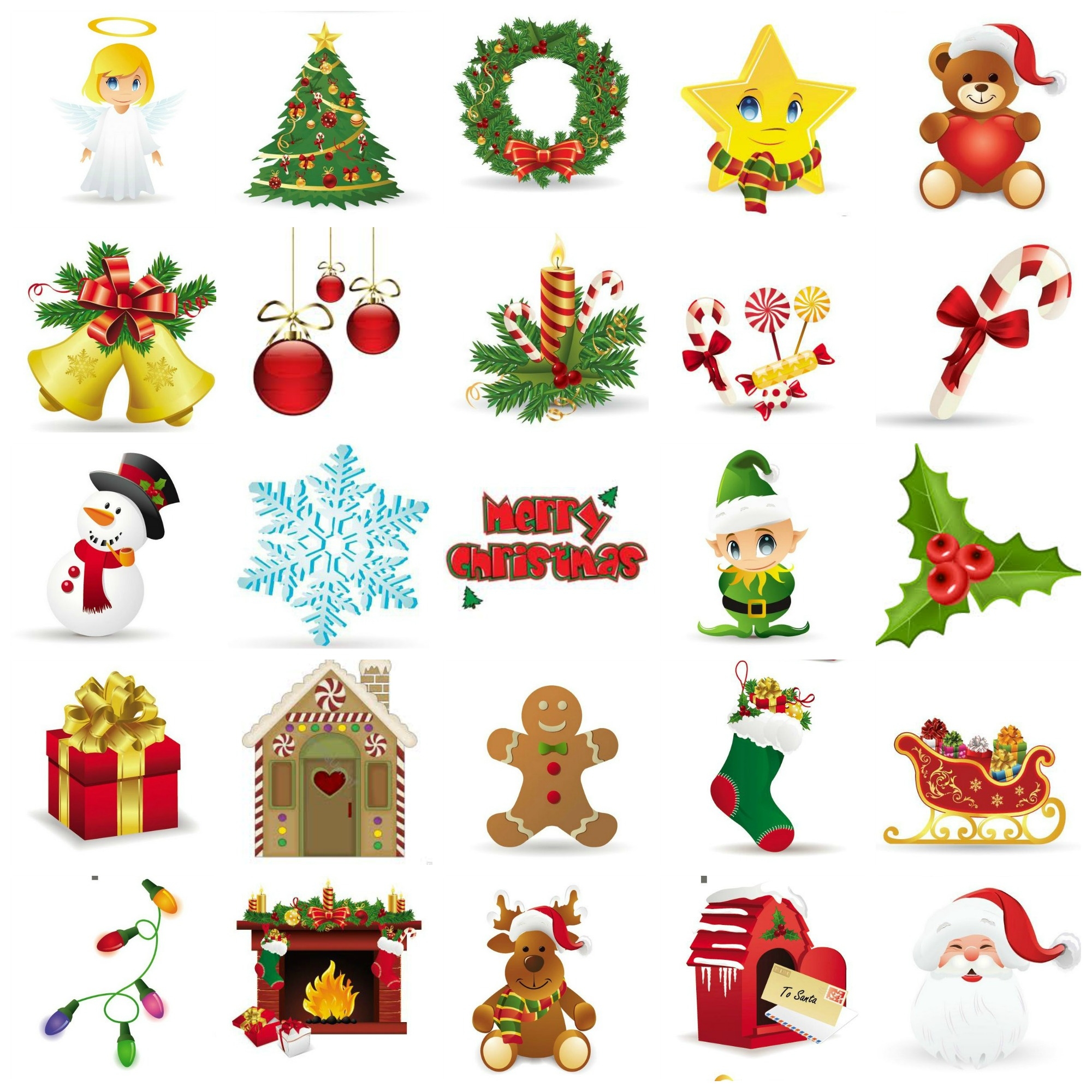Free Printable Christmas Cutouts Printable Party Favors
