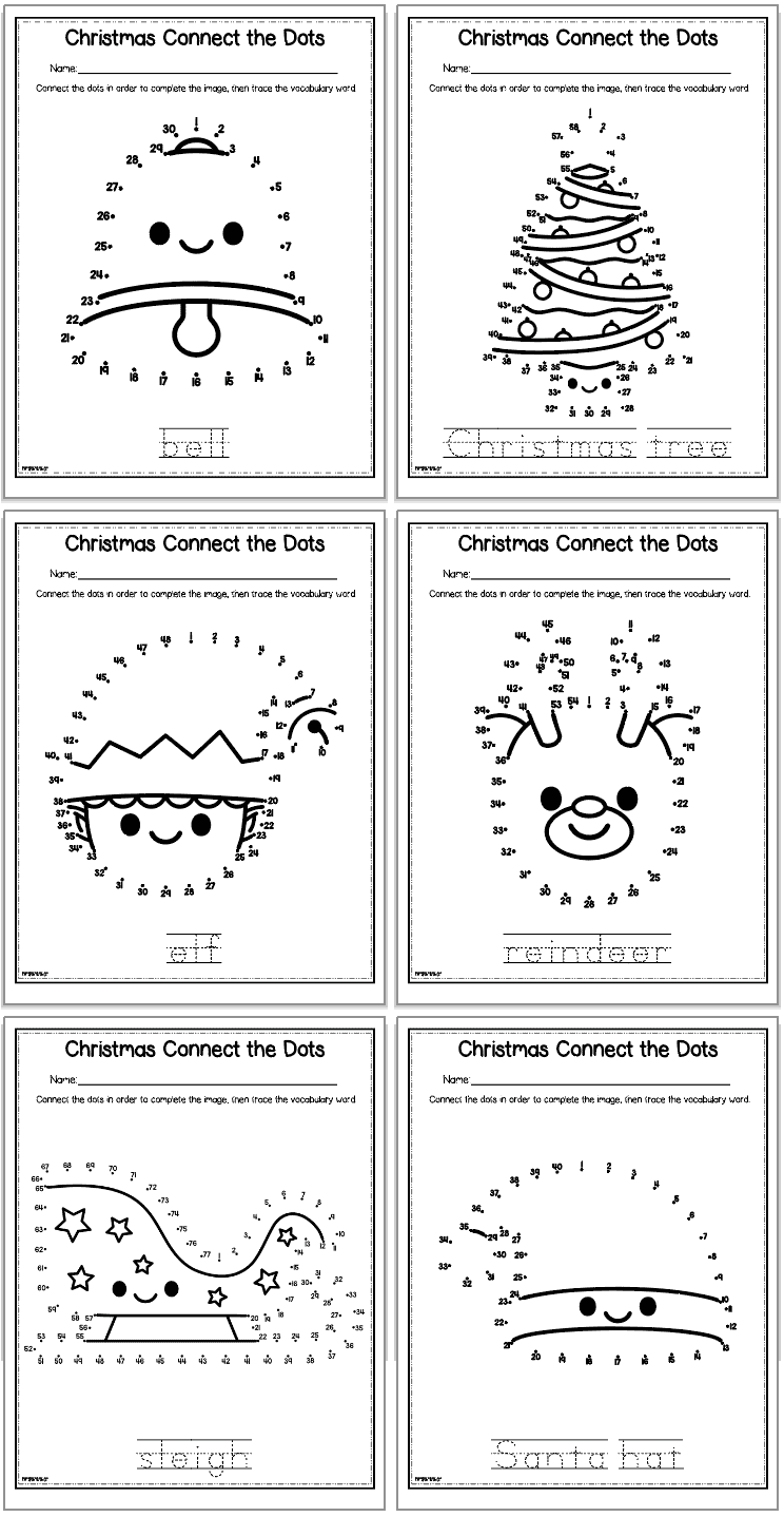 Christmas Connect The Dots Printables