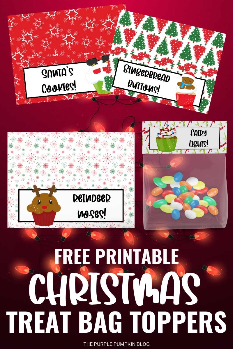 Free Printable Christmas Treat Bag Labels