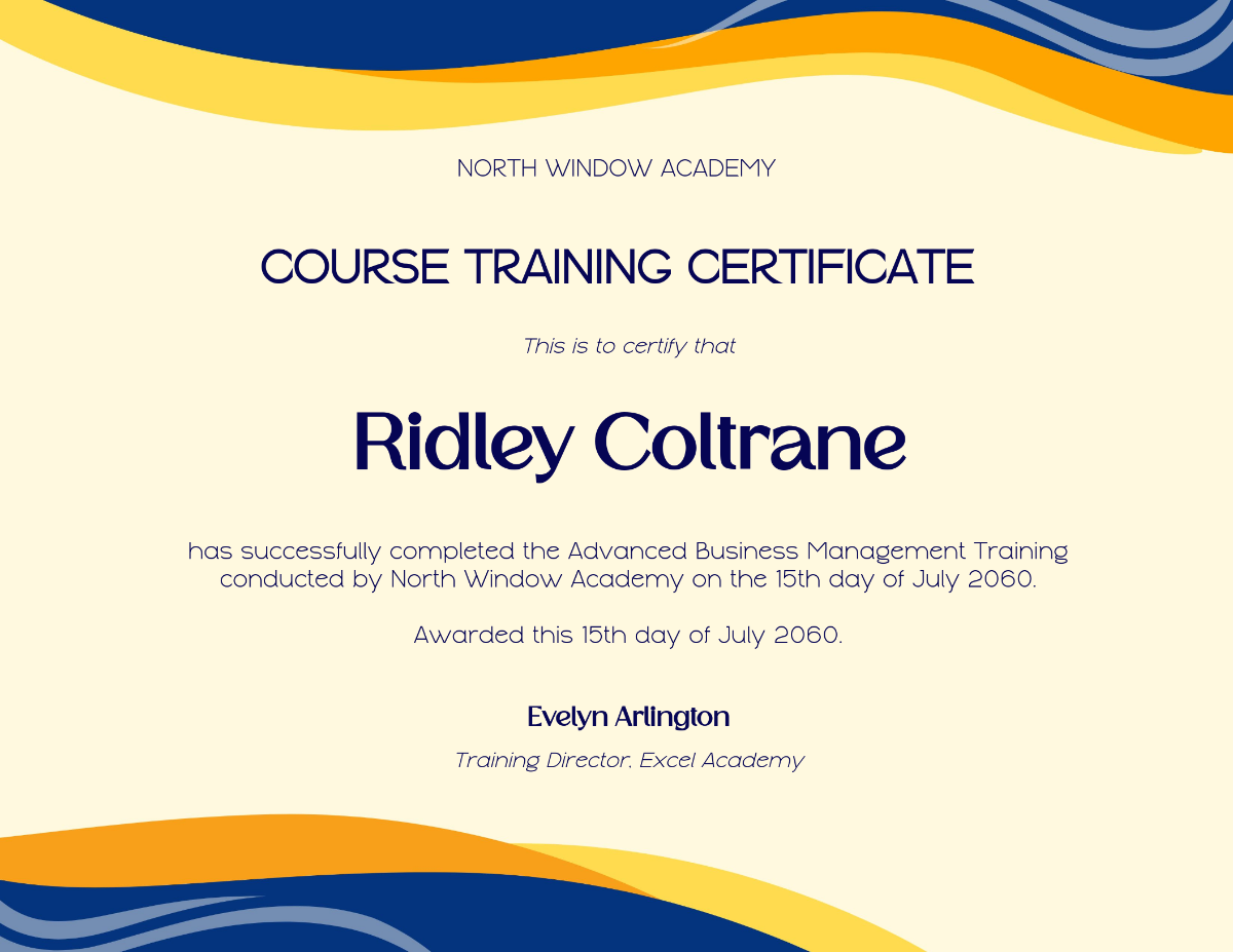 Free Printable Course Certificate Templates To Customize Online