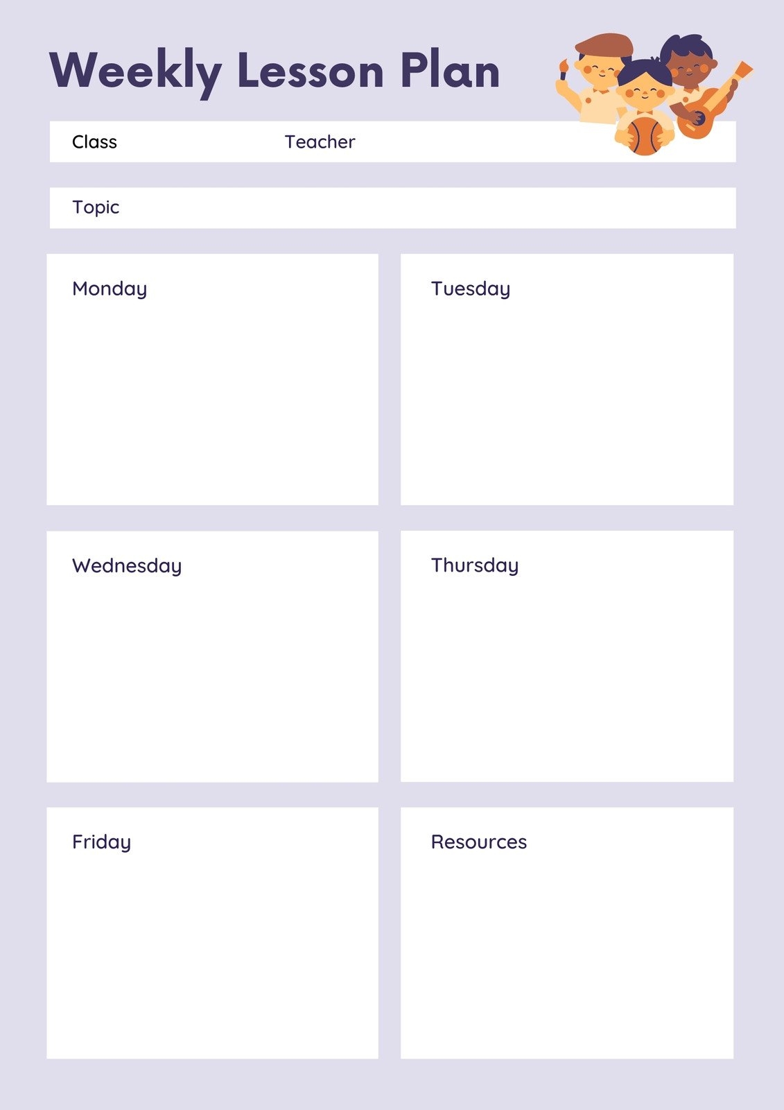Free Printable Lesson Plans For Toddlers