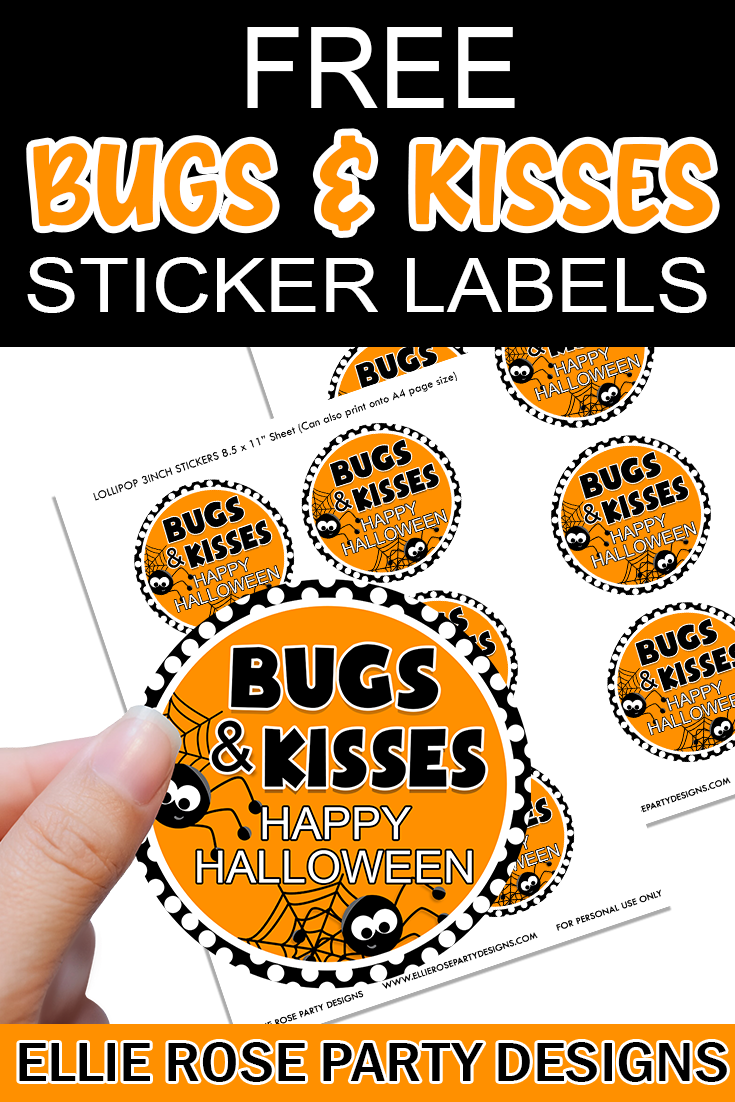 Free Printable Halloween Tags Ellierosepartydesigns