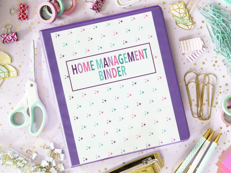 Free Printable Home Management Binder To Organize Your Life