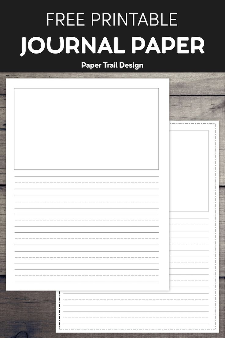 Printable Drawing And Writing Paper