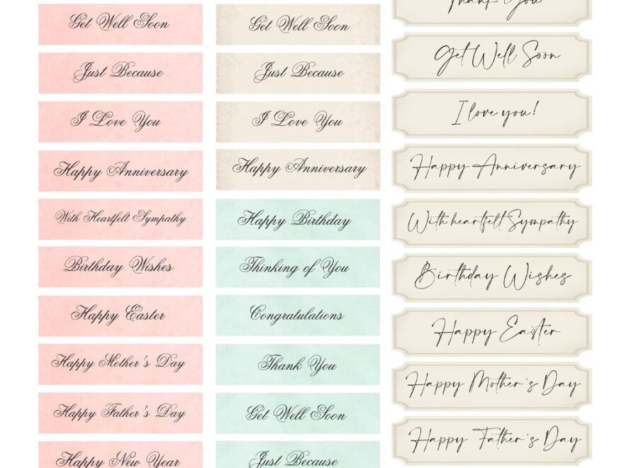 Free Printable Sentiments For Card Making Shabby Art Boutique