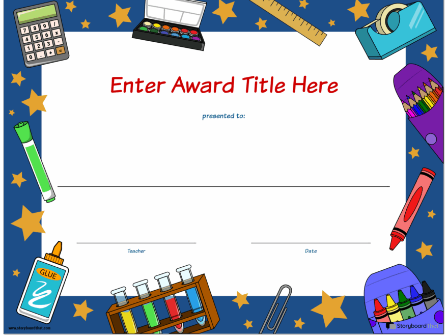 Free Printable Student Certificate And Award Templates