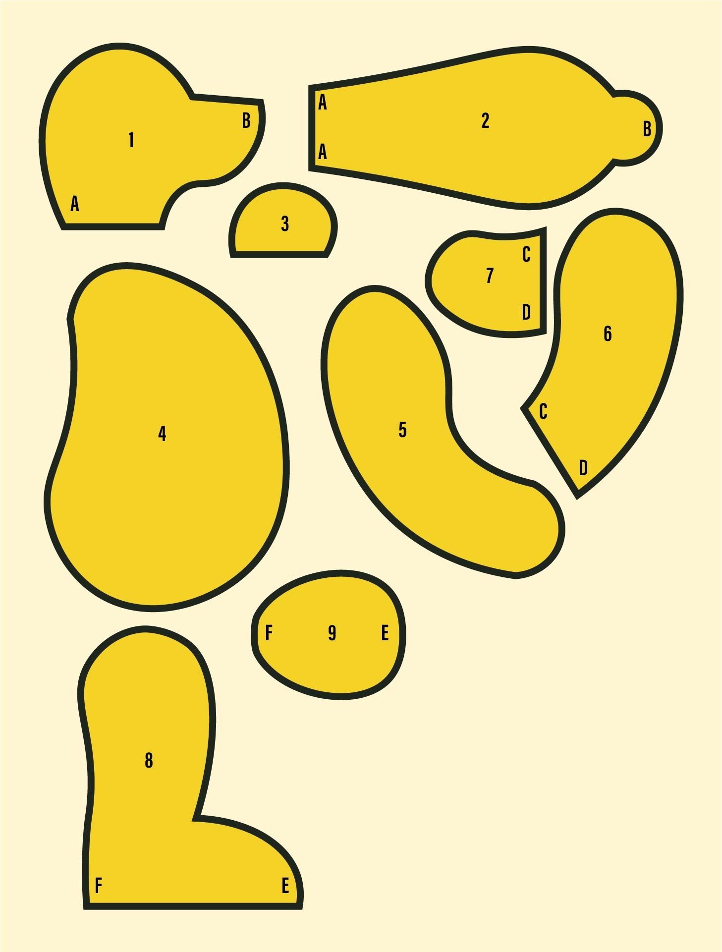 Free Printable Teddy Bear Pattern Printable Party Favors
