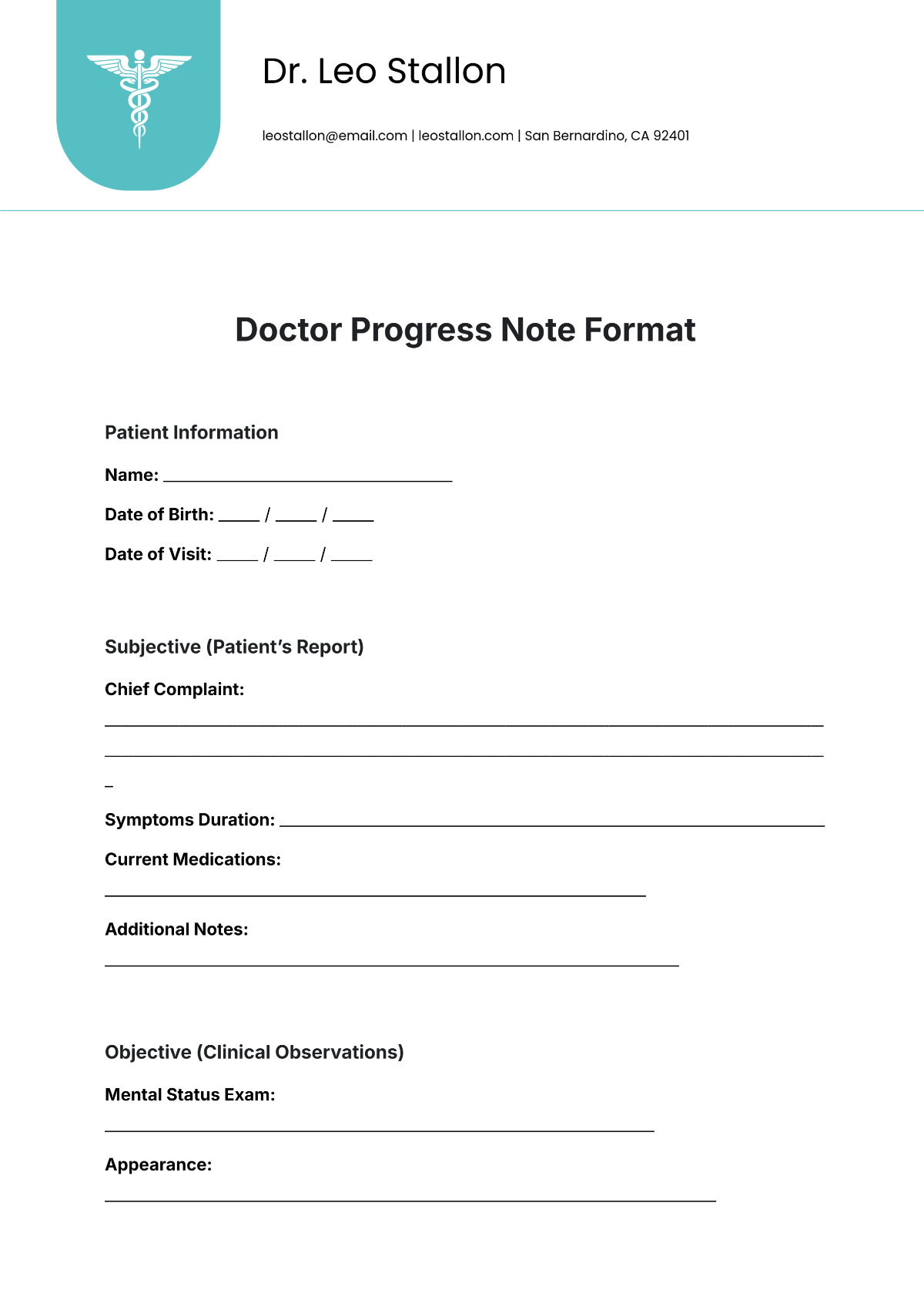Free Printable Doctors Excuse For Work