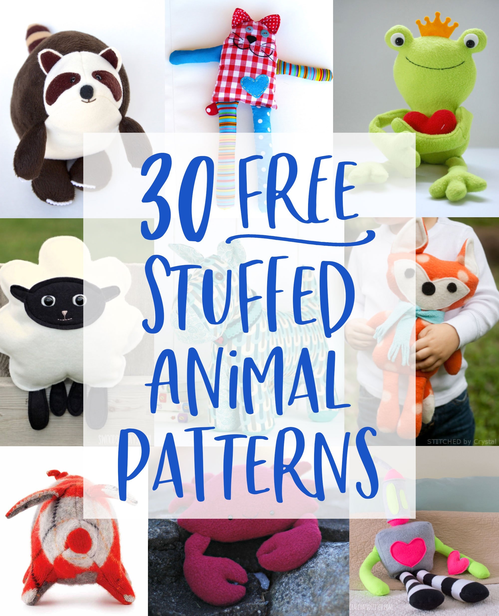 Free Stuffed Toy Patterns 2025