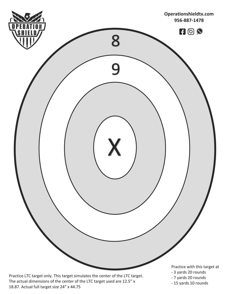 Free Printable Targets 8.5 X 11