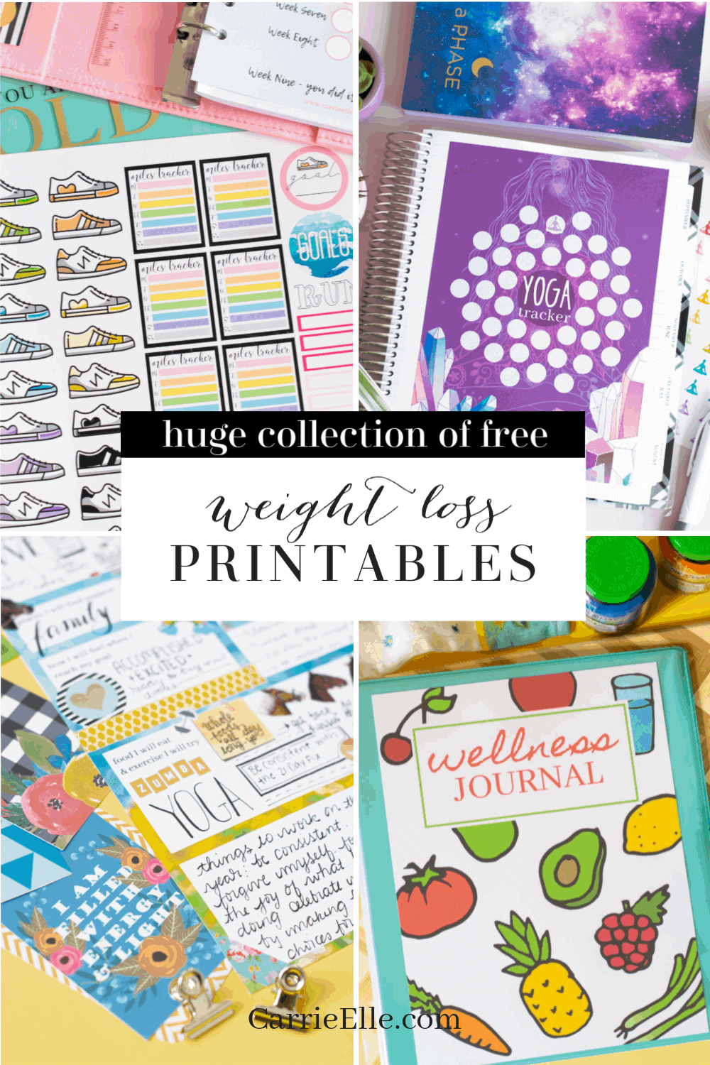 Free Weight Loss Printables Carrie Elle