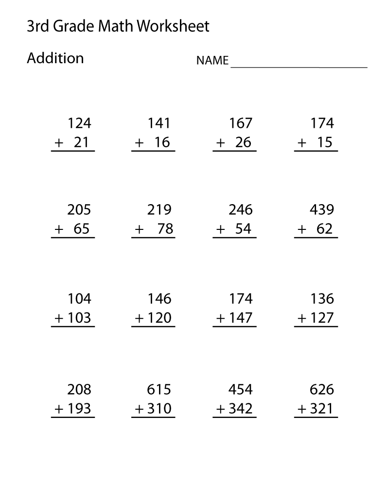 Fun Math Worksheets For Third Graders Engaging Activities For Learning